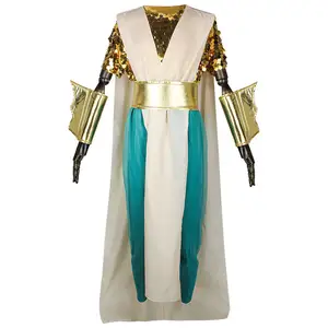 Hazır gemi yetişkin mısır firavunu Cosplay kostüm kleopatra elbise sahne Opera performans kostüm
