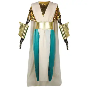 Pronto per la spedizione Costume Cosplay faraone egiziano adulto Cleopatra Dress Stage <span class=keywords><strong>Opera</strong></span> Performance Costume - Product Image 1
