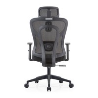 Chaise de bureau de direction testée BIFMA, chaise ergonomique avec support de tête réglable, support lombaire et inclinaison à 130° °   Fauteuil inclinable pour usage de bureau