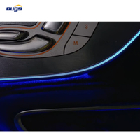 Kit d'éclairage d'ambiance GUGO W205 pour Mercedes Benz Classe C Coupé W205 C205 2015-2021, 5 pièces, 64 couleurs, éclairage LED pour les aérateurs, garniture intérieure