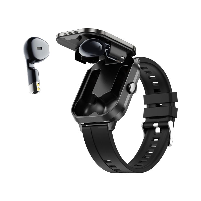 Black Silicone Strap