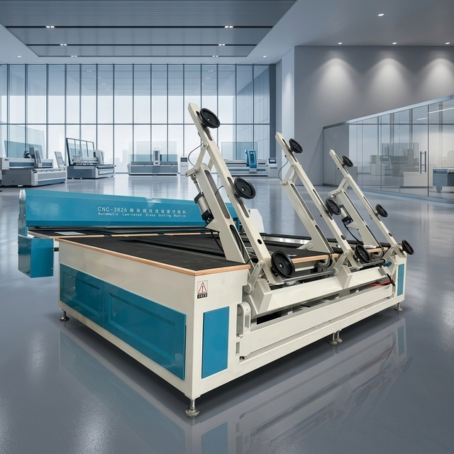 CNC Automatic Laminated Tempered Glass Cutting Machine Table Machine for Glass Factory
