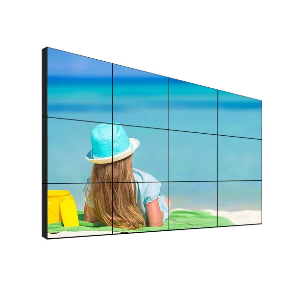 Bức tường video 65inch kỹ thuật số biển quảng cáo hiển thị Splice màn hình video tường Màn hình quảng cáo trong nhà ngoài trời đứng hiển thị