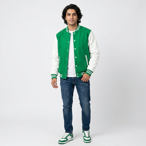 Blouson Teddy Homme Nouvelle Collection 2025 Couleurs Personnalisables Extérieur Capuche Coupe-Vent Toile Look Professionnel Coupe Classique Longue Devant - Product Image 1