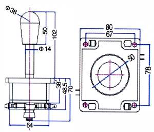 Joystick de style espagnol 1 pièce 4 à 8 voies pour <span class=keywords><strong>jeu</strong></span> d'arcade - Product Image 6
