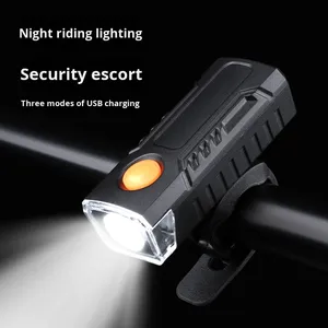 <span class=keywords><strong>Luz</strong></span> Delantera para <span class=keywords><strong>Bicicleta</strong></span> de Alta Luminosidad con Tres Modos y Batería Recargable para Ciclismo Nocturno en Montaña y Carretera - Product Image 1