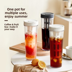 Internet-famous Cold <strong>Brew</strong> <strong>Coffee</strong> Maker 2025 New Model Home Portable Large Capacity Pitcher Mug with Filter for <strong>Coffee</strong> - Product Image 1