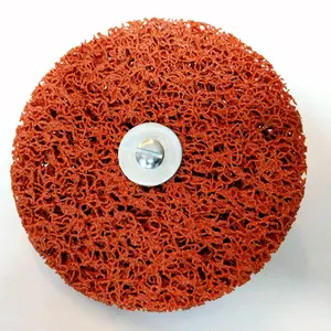 Abrasivetools elyaf parlatma pedleri paslanmaz çelik bakır alüminyum ve diğer Metal ve taşlama diski kesme diski kırmızı tip