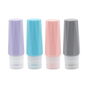 Bottiglia da viaggio vuota e riutilizzabile per esterni Kit da viaggio da spremere bottiglia da viaggio BPA Free Silicone Shampoo flacone Set <span class=keywords><strong>100</strong></span> <span class=keywords><strong>ML</strong></span> - Product Image 1