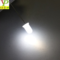 Diode LED de couleur blanche haute luminosité 5mm 1.5v 3.0-3.4V 6000-6500k 1000 pièces dans un sac