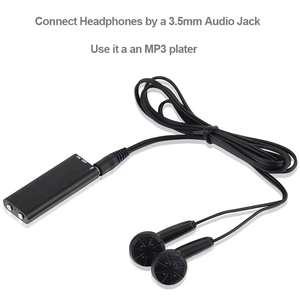Nouveau SK 892 <span class=keywords><strong>Mini</strong></span> <span class=keywords><strong>Dictaphone</strong></span> Portable Rechargeable 8 Go Enregistreur Audio Numérique avec Écouteurs - Product Image 4