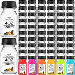 Envases de Plástico PET para Jugos de 8oz, 10oz y 16oz, Reutilizables, con Impresión LED, Tapas a Prueba de Manipulación, para Botellas de Jugo - Product Image 4