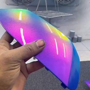 Rosa rosso arancio verde iridescente <span class=keywords><strong>Aurora</strong></span> bianco Super mutevole pigmento camaleonte colori vernice per auto pigmento opale Colorshift - Product Image 4