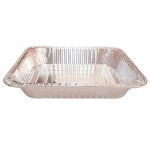 3200Ml Extra Grote Aluminiumfolie Pan Kalkoenbranderplaat Van Voedingskwaliteit Voor Catering Voor Feestelijke Professionele Aanpassing