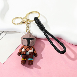 Nouveau Porte-clés <span class=keywords><strong>Darth</strong></span> <span class=keywords><strong>Vader</strong></span> 2026 Star Wars, Porte-clés PVC Baby Yoda, Pendentif pour Clés de Voiture - Product Image 6