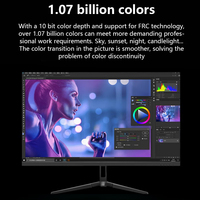 Pengiriman Cepat Stok Tersedia Monitor Komputer PC 32 inci 4k Desainer Kantor Kerja Gaming Lengkung 3840*2160p Flat 60hz 4ms