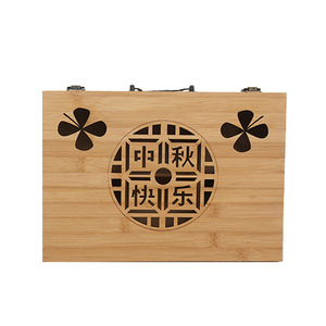 Caja de Madera Rectangular para Guardar Postres de 10 cm, Caja de Regalo Grabada - Product Image 3