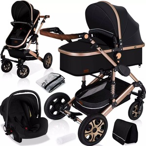 <span class=keywords><strong>360</strong></span> độ xoay 3-in-1 gấp trẻ sơ sinh pushchair cao Xem Bốn bánh xe đẩy với hấp thụ sốc cho chăm sóc em bé - Product Image 1