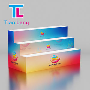 Mesa LED ligera de 8 pies para exposición, feria comercial, montaje rápido, publicidad promocional, sublimación de tinte, exposición recta - Product Image 1