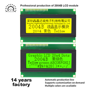 Anpassbare Hintergrundbeleuchtung 2004B <span class=keywords><strong>LCD</strong></span>-Bildschirm 20x4 Zeichenmodul OEM ODM Fabrik Mehrfarbige COB-Anzeige für Smart Home - Product Image 1