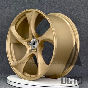 Jantes forgées monobloc DCTC 20-22 pouces en or, concaves profondes, 5x112 5x120 pour Mercedes <span class=keywords><strong>AMG</strong></span> <span class=keywords><strong>GT</strong></span> BMW Série 8 Audi A7 - Product Image 2