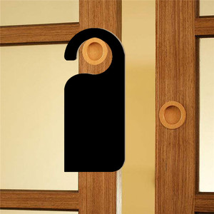 Panneaux décoratifs en bois noir, panneaux artisanaux pour porte de chambre d'hôtel, 30 pièces - Product Image 5