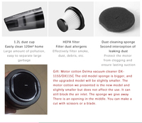 Pièces de rechange compatibles avec Deerma DX115S, pièces détachées, accessoires pour aspirateur, filtre Hepa