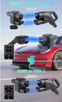 Adaptateur de charge pour véhicule électrique JET JCCT250 250KW Combo2, connecteur NACS CCS2 vers Tesla, tout neuf