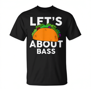 Let's Taco About Bass T-shirt noir unisexe taille adulte M - Product Image 2