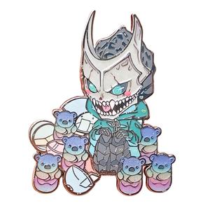 金メッキエナメルメダルラペルピンダイカティング天使バスケットボール選手クリスマス装飾金属彫刻絵画 - Product Image 5