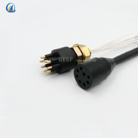 Câble étanche BH6 pour utilisation en haute mer, connecteur mâle-femelle, base en cuivre, anti-corrosion, résistance à la compression de 60 MPa