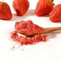 Poudre de fraises lyophilisées de haute qualité, superaliment sucré et sain, poudre de fruits de fraises FD, 100% pure et naturelle, en vrac, OEM