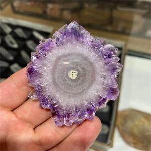 All'ingrosso forma libera casuale di alta qualità di stalattiti ametista fette per la realizzazione di ciondoli - Product Image 4