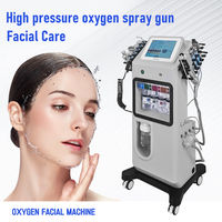 Appareil de soin du visage à jet d'oxygène, réduction des pores, élimination des points noirs, microdermabrasion, machine Hydra