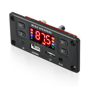 Placa decodificadora de Audio MP3, amplificador de 60W, 2x30W, 7-22V BLE 5,0, compatible con pantalla a Color, llamada, grabación, MP3, USB, TF, entrada de línea, JX-Y07 FM - Product Image 4