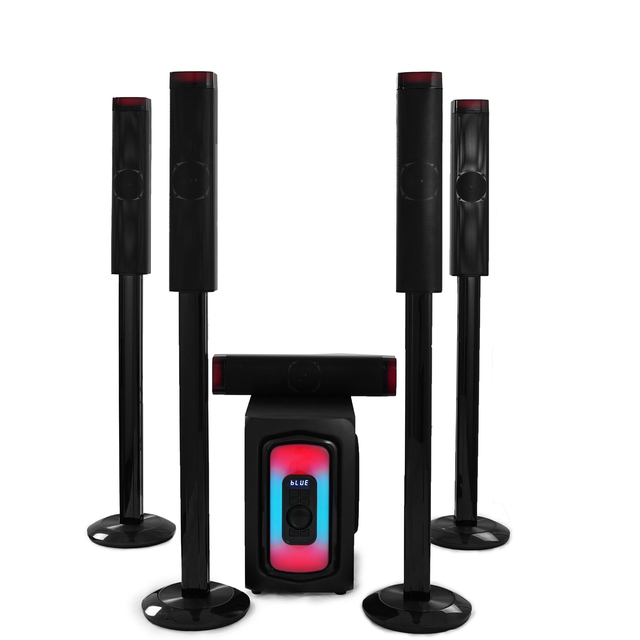 Amplifier Subwoofer Blue Tooth 5.1ch Soundbar Home Theatre System Karaoke Speaker