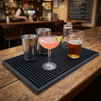 Tapis de barre en PVC écologique de haute qualité Plateau d'égouttement étanche et résistant aux taches pour accessoires de barre de comptoir de bar
