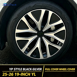 Exclusivement pour Tesla Model Y Juniper 2025-2026 : Enjoliveurs de roue de 19 pouces à couverture intégrale, protection de jante, design à clipser - Product Image 2