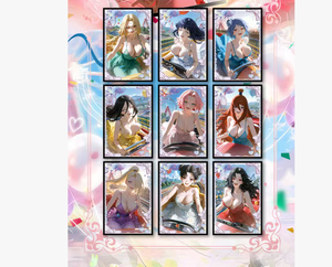 Nuovo Arrivo 180 scatole/cartone 10x15cm Naruto Anime Giapponese Football Beauty Acrylic Art Board Goddess Story Waifu Cards per Collezione - Product Image 5
