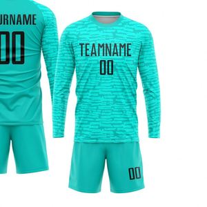 Ensemble de maillots et shorts de football à manches longues, tenue de football légère et performante pour l'entraînement, les matchs et les sports - Product Image 2