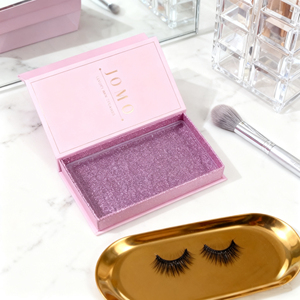 Boîte à cils en feuille d'or, emballage personnalisé en carton pour faux cils et maquillage, directement du fabricant - Product Image 3