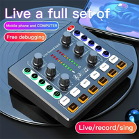 Carte son et interface audio OEM M8 Live avec effets de mixage DJ et changeur de voix stéréo