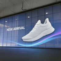 Écran LED transparent à 86 %, mur d'affichage en verre, P3.91, publicité intérieure