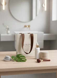 Ensemble <span class=keywords><strong>de</strong></span> boîtes cadeaux et sacs en papier beige <span class=keywords><strong>de</strong></span> luxe MH avec poignée en ruban brun, emballages élégants pour la marque <span class=keywords><strong>de</strong></span> boutique - Product Image 3