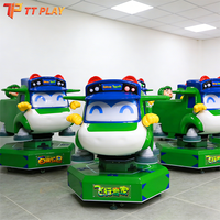 Machine de jeu d'arcade musicale chinoise-anglaise en plastique et métal, à 1 ou 2 places, à monnayeur, pour enfants, pour centres de jeux