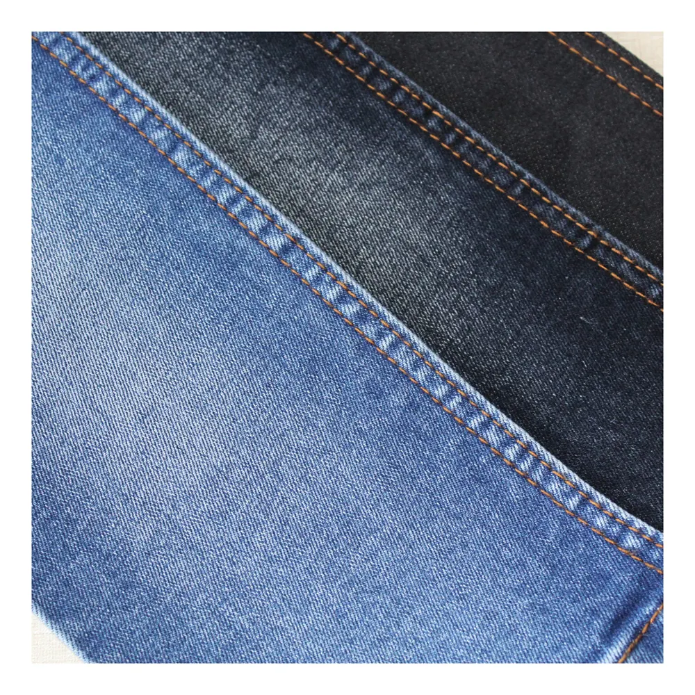 Tecido de denim indigo 10 oz, tecido jeans para homens, mulheres e crianças