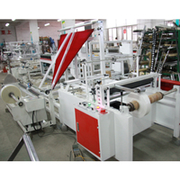 DZV700 automatique OPP PE PET PVC sac en plastique pliage et rebobinage côté machine de scellage Machine de rebobinage pour sac en plastique