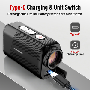 Télémètre laser de golf compact OEM personnalisé, rechargeable, 1200 yards, avec fonction d'indication de pente et de drapeau, pour la vente en gros - Product Image 5