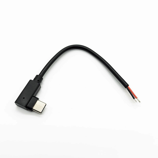 Custom USB C Type C Pigtail Cable 2 Core 4 Cores Type-C Male Female to Bare Wire Open End Cable