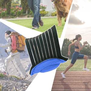 แผ่นรองรองเท้าแบบหนาพิเศษ สีเบจ รองรับอุ้งเท้ากว้าง ช่วยลดอาการปวดฝ่าเท้า รองรับแรงกระแทก เหมาะสำหรับวิ่ง เดินป่า เพิ่มความมั่นคง ผลิตจากวัสดุ EVA - Product Image 5